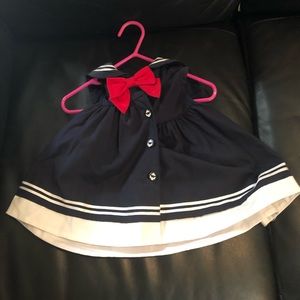 Little infant sailor girls outfit